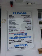 Ro's Harbor Scoops menu