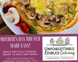 Unforgettable Edibles Catering food