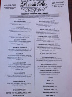 The Parlour Pub menu