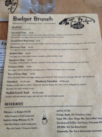 Badger Cafe food