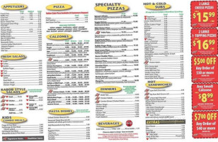 Rocco's Pizza House menu