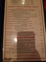 Chapala Grill Mexican Restaurant menu