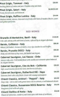 Nick's Italian Restaurant menu