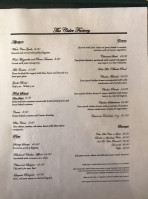 The Cider House menu