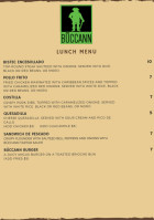 BŪccann menu