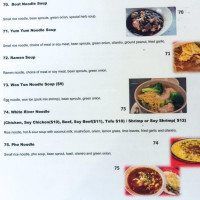 Somsiri Thai Rest menu
