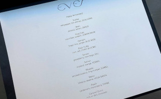 Ever menu