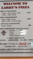 Larry's Pizza Of Cabot food