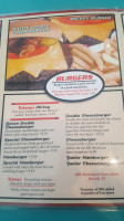 Schoop's Hamburgers menu