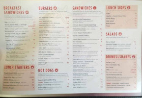 Bill's Luncheonette menu
