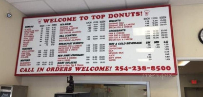 Top Donuts inside