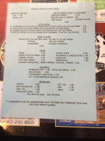 Missy's Arcade Restaurant menu