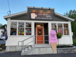 The Crooked Mile Cafe And Crooked Cones At Rosemont outside