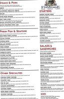 Blue Bank Fish House Grill menu