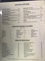 707 Asian Fusion menu