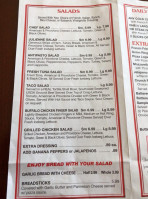 Town Line Pizzeria menu