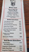 Grafton Pub menu