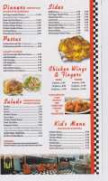 Fat Fingers menu