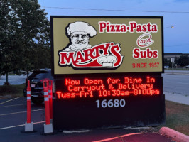 Marty's Pizza, Pasta & Subs outside