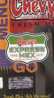 Chevys Fresh Mex menu