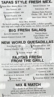 Chevys Fresh Mex menu