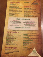 Olde Triangle menu