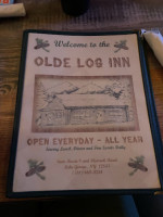 The Olde Log Inn menu