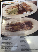 Rio Grande menu