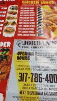 Jordans Fish Chicken menu
