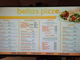 Bella's Pizza & Subs menu
