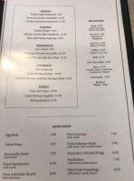 Howard's Grotto menu