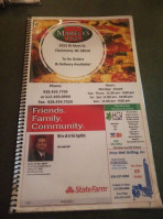 Marely's Pizza menu