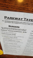 Parkway Tavern menu