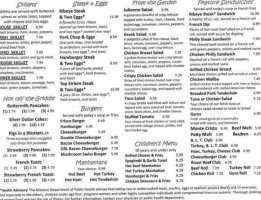 Diner 54 menu