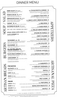 Greenhouse Bistro - Tysons menu