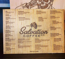 Salvation Coffee Company menu