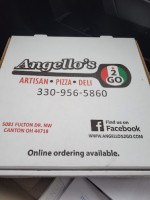 Angello's 2 Go menu