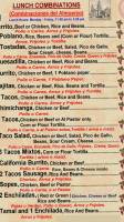La Reata Taqueria Mexican menu