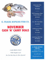 E Frank Hopkins Co Inc menu