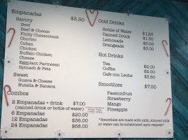 Empanada Or Nada menu