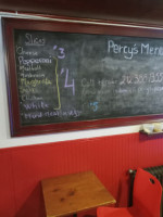 Percy's Pizza food