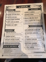 The Parish Gastropub menu