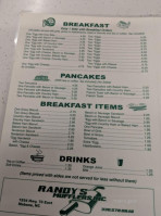 Burch Bridge Cafe menu