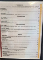 Joe's Pasty Shop menu