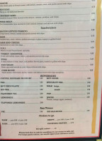 Joe's Pasty Shop menu