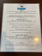 Monkfish Waterfront Grill menu