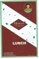 Mosca's menu