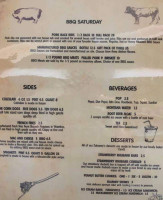 Zobaney's menu