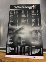 Coffee Cream menu