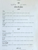 Table 11 menu